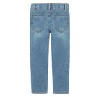 Cool Club, Blugi reglabili pentru baieti, croiala relax, albastru