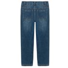 Cool Club, Blugi reglabili pentru baieti, croiala relax, albastru