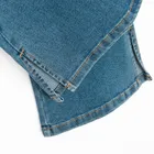 Cool Club, Blugi reglabili pentru fete, croiala flare, albastru