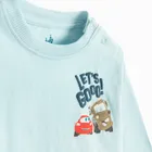 Cool Club, Bluza cu maneca lunga pentru baieti, albastru, imprimeu Cars