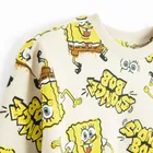 Cool Club, Bluza cu maneca lunga pentru baieti, bej, imprimeu SpongeBob