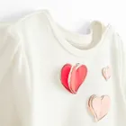 Cool Club, Bluza cu maneca lunga pentru fete, alb, imprimeu Hello Kitty