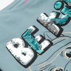 Cool Club, Bluza cu maneca lunga pentru fete, albastru, paiete duble, imprimeu My Little Pony