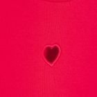 Cool Club, Bluza cu maneca lunga pentru fete, din tricot striat, rosu