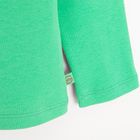 Cool Club, Bluza cu maneca lunga pentru fete, din tricot striat, verde
