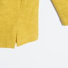 Cool Club, Bluza cu maneca lunga pentru fete, galben mustar, imprimeu caprioara