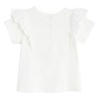 Cool Club, Bluza cu maneca scurta pentru fete, alb