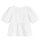 Cool Club, Bluza cu maneca scurta pentru fete, alb