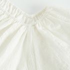 Cool Club, Bluza cu maneca scurta pentru fete, crop top, alb