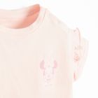 Cool Club, Bluza cu maneca scurta pentru fete, roz, imprimeu Minnie Mouse