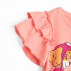 Cool Club, Bluza cu maneca scurta pentru fete, roz, imprimeu Paw Patrol