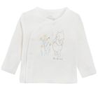 Cool Club, Bluza cu nasturi pentru fete, bumbac organic, alb, imprimeu Winnie the Pooh, set 2 buc.