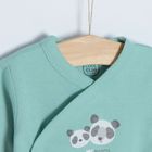 Cool Club, Body cu maneca lunga pentru baieti, gri, verde, set, 2 buc.