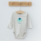 Cool Club, Body cu maneca lunga pentru baieti, mix, imprimeu Be brave, set 3 buc.