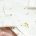 Cool Club, Body cu maneca lunga pentru fete, alb, imprimeu Winnie the Pooh, set, 2 buc.