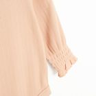 Cool Club, Body cu maneca lunga pentru fete, din tricot striat, roz