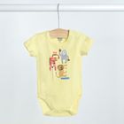 Cool Club, Body cu maneca scurta pentru baieti, albastru, galben, set, 2 buc.