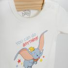 Cool Club, Body cu maneca scurta pentru baieti, mix, imprimeu Dumbo, set, 3 buc.
