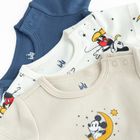 Cool Club, Body cu maneca scurta pentru baieti, mix, set, 3 buc., imprimeu Mickey Mouse