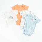 Cool Club, Body cu maneca scurta pentru baieti, mix, set, 4 buc.