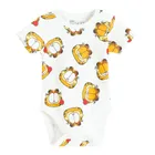 Cool Club, Body cu maneca scurta pentru baieti, mix, set, 4 buc., imprimeu Garfield