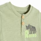 Cool Club, Body cu maneca scurta pentru baieti, verde