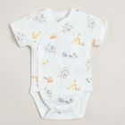 Cool Club, Body cu maneca scurta pentru bebelusi, ecru, set, 2 buc.