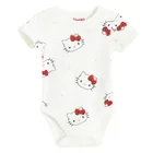 Cool Club, Body cu maneca scurta pentru fete, mix, set, 4 buc., imprimeu Hello Kitty