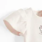 Cool Club, Body cu maneca scurta pentru fete, roz, imprimeu Minnie Mouse