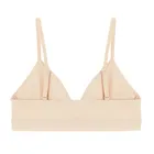 Cool Club, Bustiera pentru fete, din tricot striat, bej