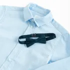 Cool Club, Camasa cu maneca lunga pentru baieti, slim fit, Papion, albastru