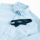 Cool Club, Camasa cu maneca lunga pentru baieti, slim fit, Papion, albastru