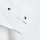 Cool Club, Camasa cu maneca lunga si buzunar pentru baieti, slim fit, alb