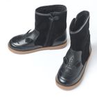 Cool Club, Cizme de iarna din piele pentru fete, negru