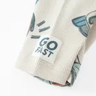 Cool Club, Colanti pentru baieti, din tricot striat, bej