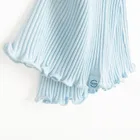 Cool Club, Colanti pentru fete, flare, din tricot striat, albastru