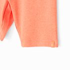 Cool Club, Colanti scurti pentru fete, din tricot striat, portocaliu fluo