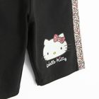 Cool Club, Colanti scurti pentru fete, negru, imprimeu Hello Kitty
