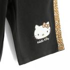 Cool Club, Colanti scurti pentru fete, negru, imprimeu Hello Kitty