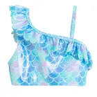 Cool Club, Costum de baie din doua piese pentru fete, albastru