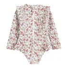 Cool Club, Costum de baie pentru fete, UV 50, alb