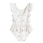 Cool Club, Costum de baie pentru fete, UV 50, ecru