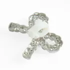 Cool Club, Decoratiuni pentru incaltaminte pentru fete, argintiu, set, 6 buc.