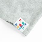 Cool Club, Fular circular pentru baieti, din tricot striat, gri