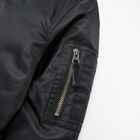 Cool Club, Geaca bomber neagra pentru baieti, imprimeu Focus on your goals