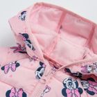 Cool Club, Geaca cu gluga pentru fete, 3in1, mix de culori, imprimeu Minnie Mouse