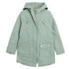 Cool Club, Geaca cu gluga pentru fete, 3in1, verde-roz, imprimeu frunze