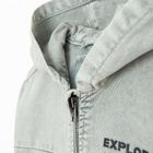 Cool Club, Geaca de blugi cu gluga pentru baieti, gri