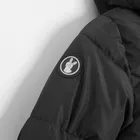 Cool Club, Geaca lunga cu gluga pentru fete, calduroasa, negru