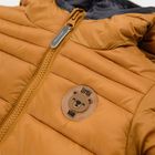 Cool Club, Geaca matlasata cu gluga pentru baieti, galben, little bear
